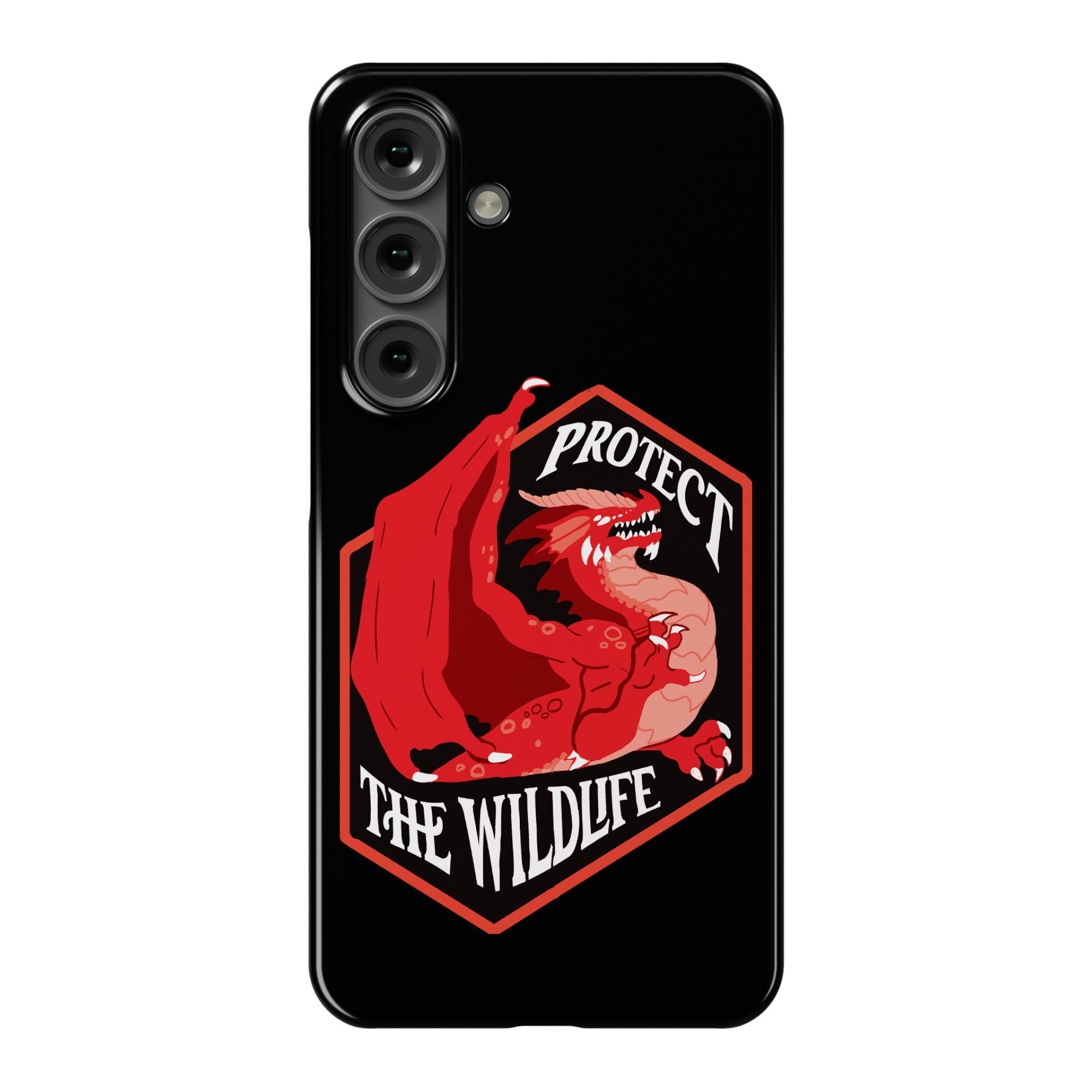 Protect The Wildlife Red Dragon Phone Case
